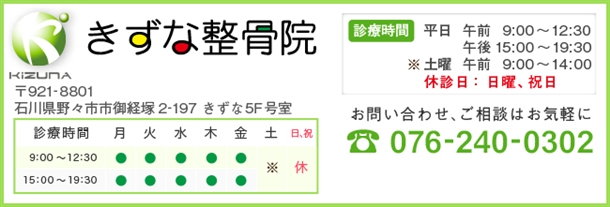 野々市,交通事故治療,整骨院,病院,金沢市